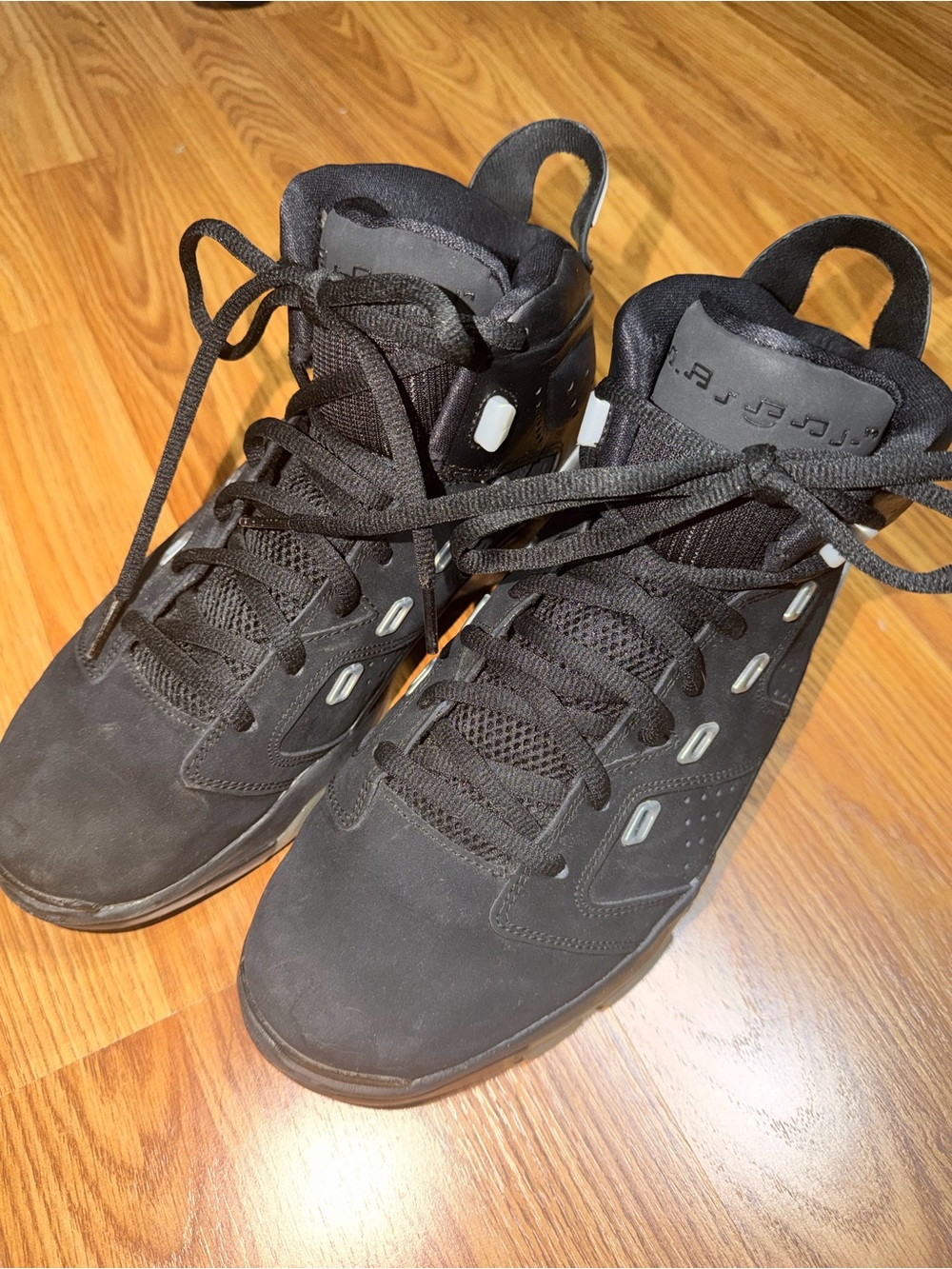 Jordan Men's Black High-Top Basketball Sneakers size 10